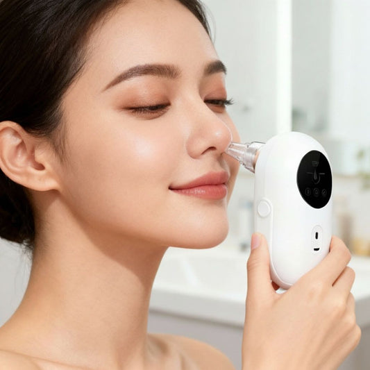 Aspirateur de Pores  - Professionnel - Rechargeable - 3 Modes - 5 Sondes